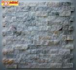 Usak City White Marble Splitface Mosaics 23x48mm Thumbnail Photo